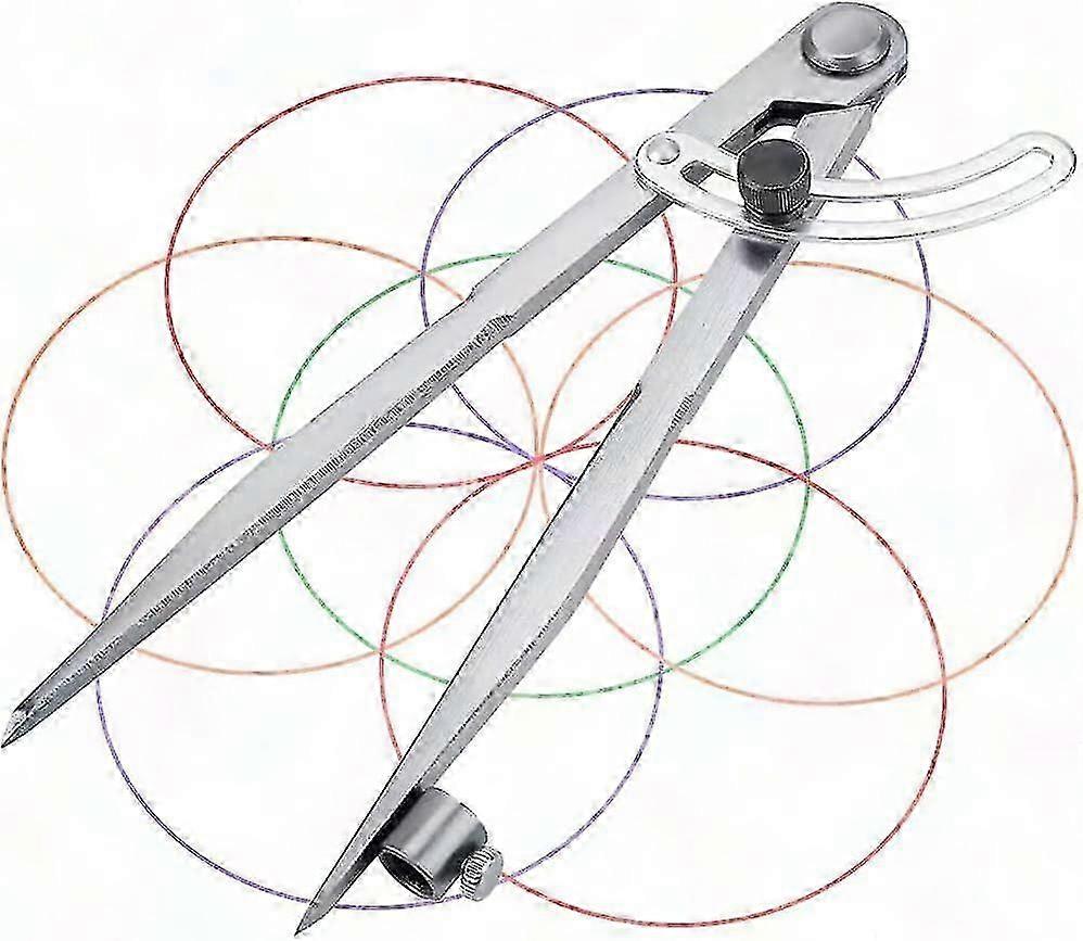 wing divider compass with pencil holder for industrial marking