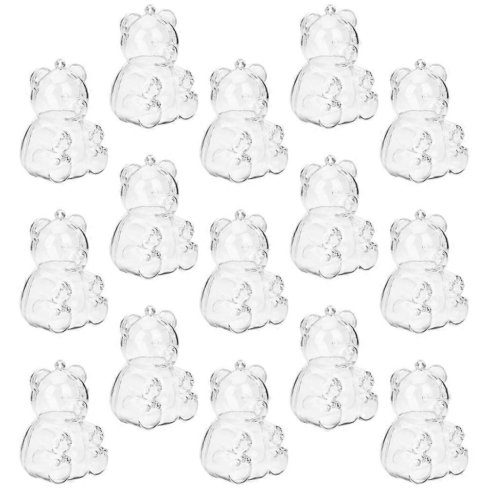 Wedding Party Candy Boxes Bear Shaped Boxes for Party Use 75Pcs