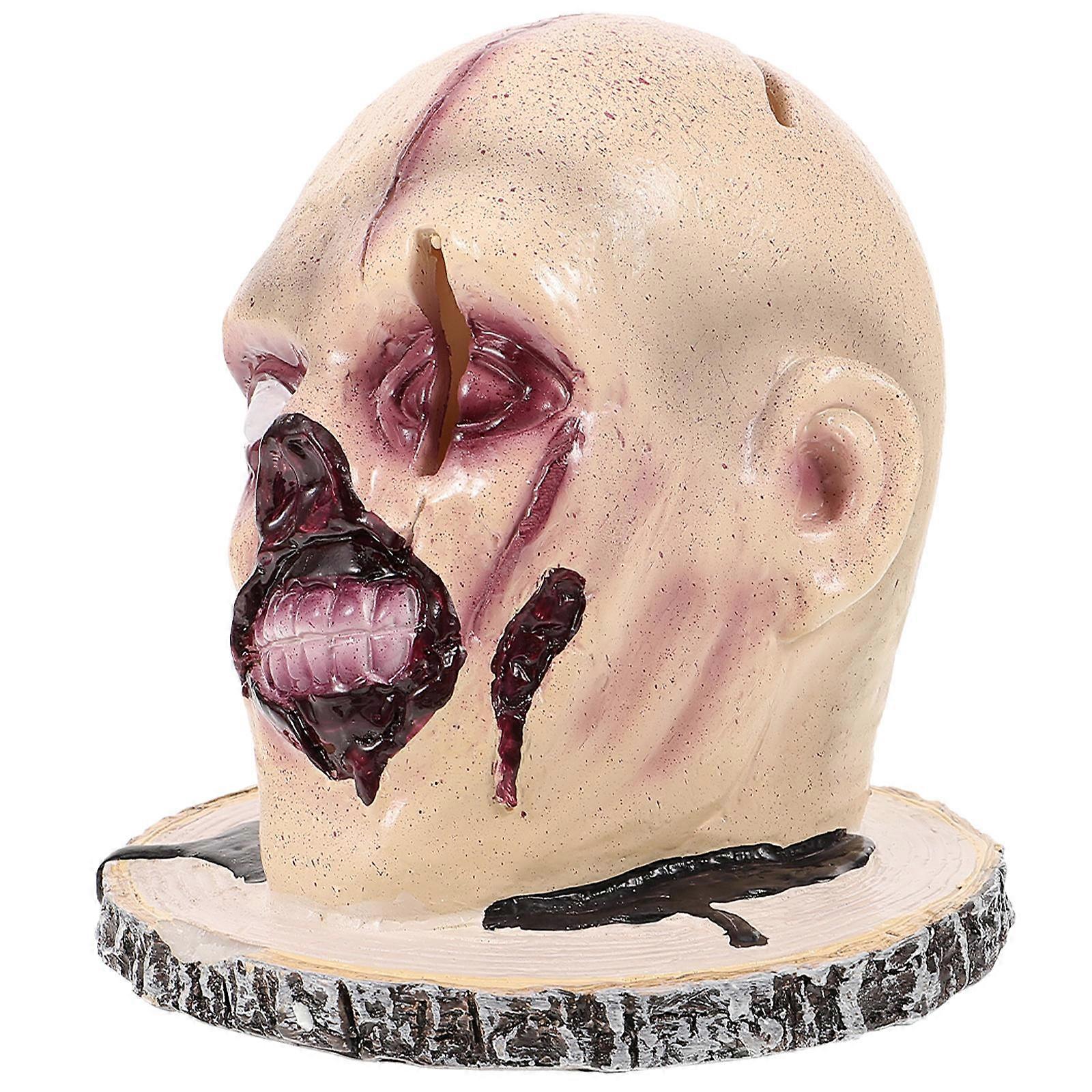 Zombie Head Kitchen Cutter Stand Assorted Color Resin Material Cutter Organizer for Home