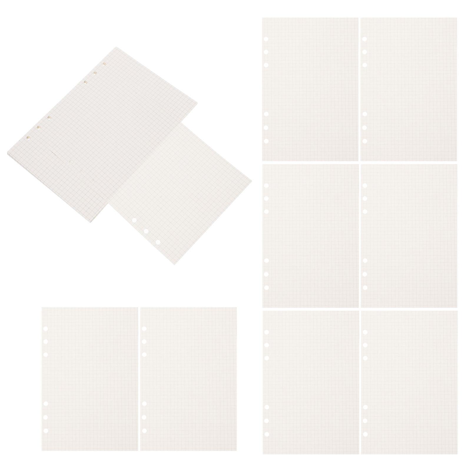 Binder Refills Paper Refill For Writing Drawing Note-taking 21.00X14.20X0.05CM White Easy To Use 90Set