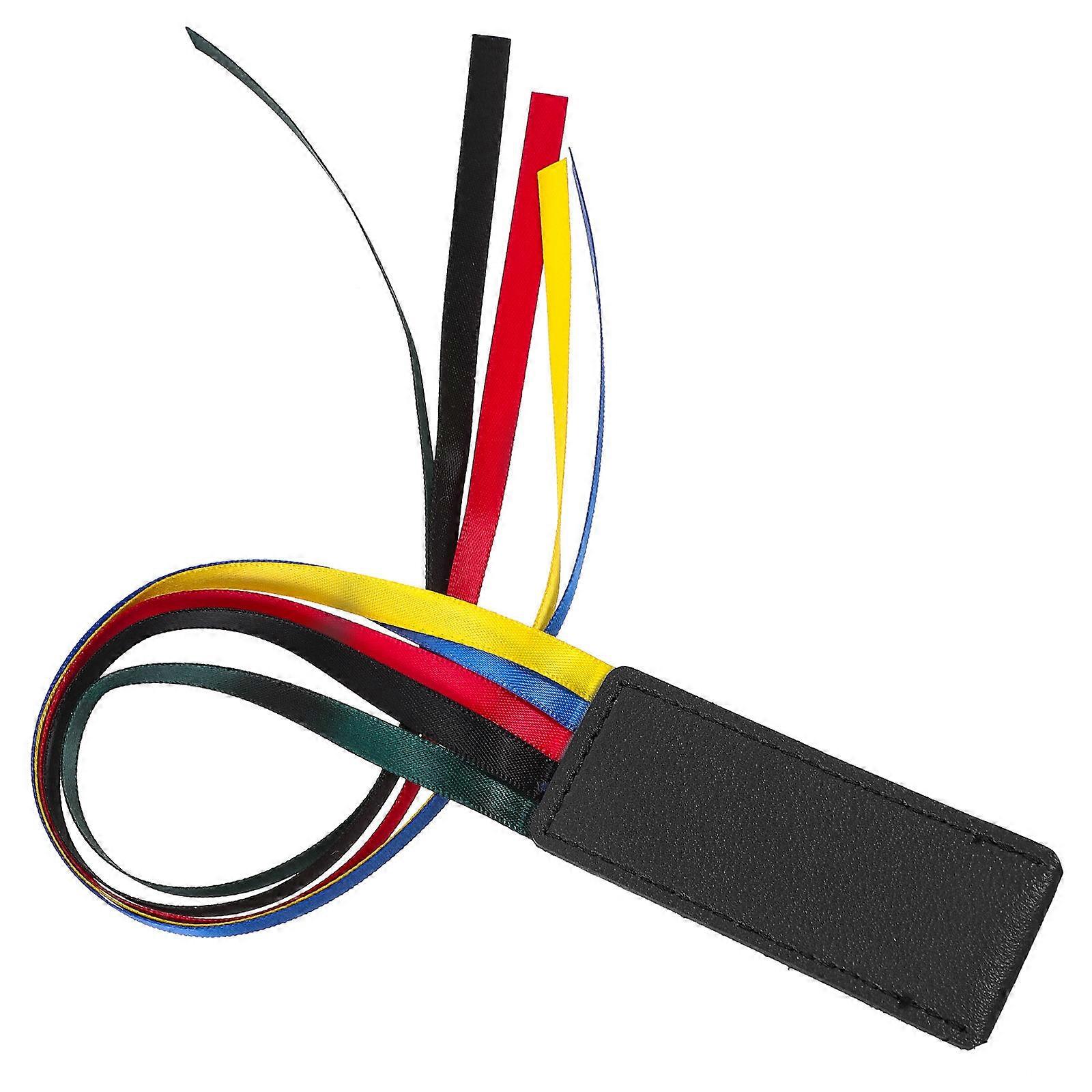 Rectangular Book Navigation Ribbon Marker for Teachers and General Readers in Black Color with Fine Workmanship 4Pcs