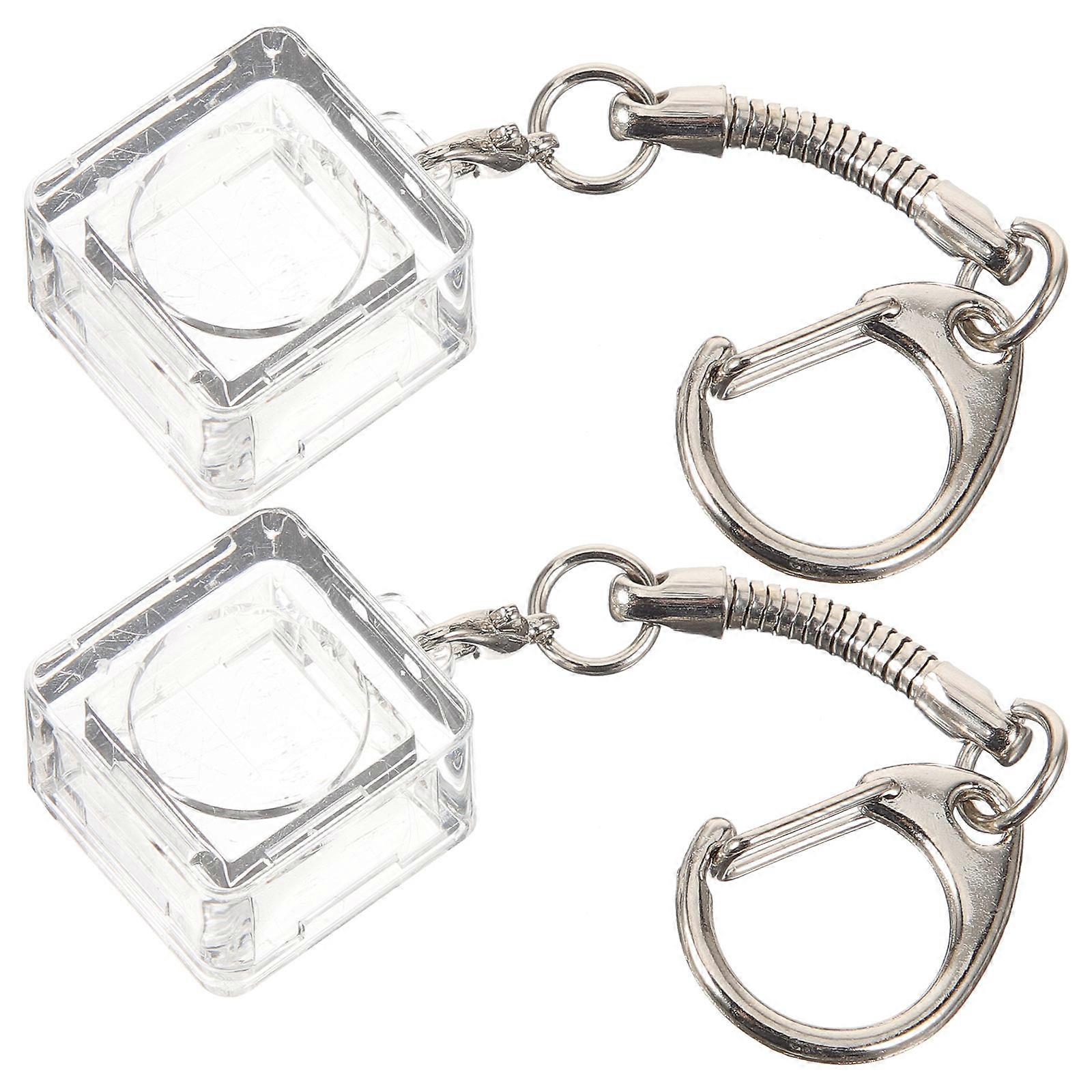 Bag Hanging Pendant Keyboard Keychain Mechanical Keyboard Enthusiasts 2X2X1.2CM 1 Set