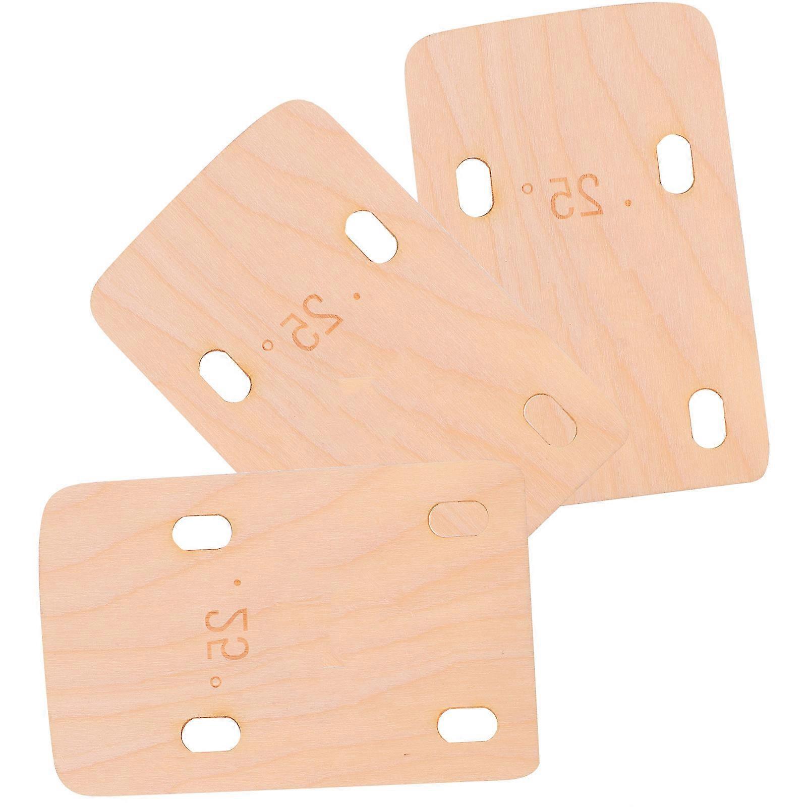 15 Stück Gitarrenhalsscheiben aus Massivholz, Gitarrenplattenwerkzeug