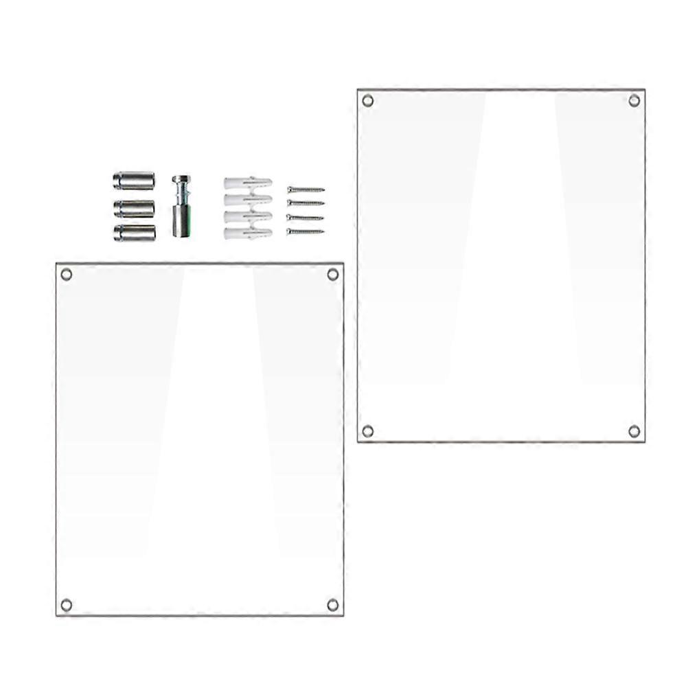 Clear Acrylic Picture Frame 2Sets Assorted Color Household Picture Frames for Decoration