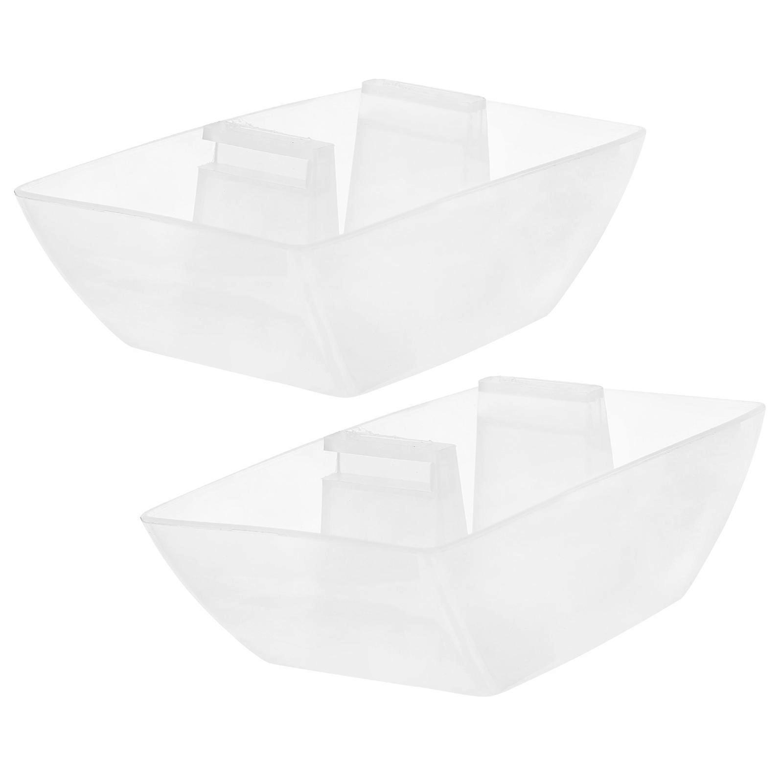 Range Hood Oil Catcher Plastic Collecting Cups for Storage Use 2Pcs