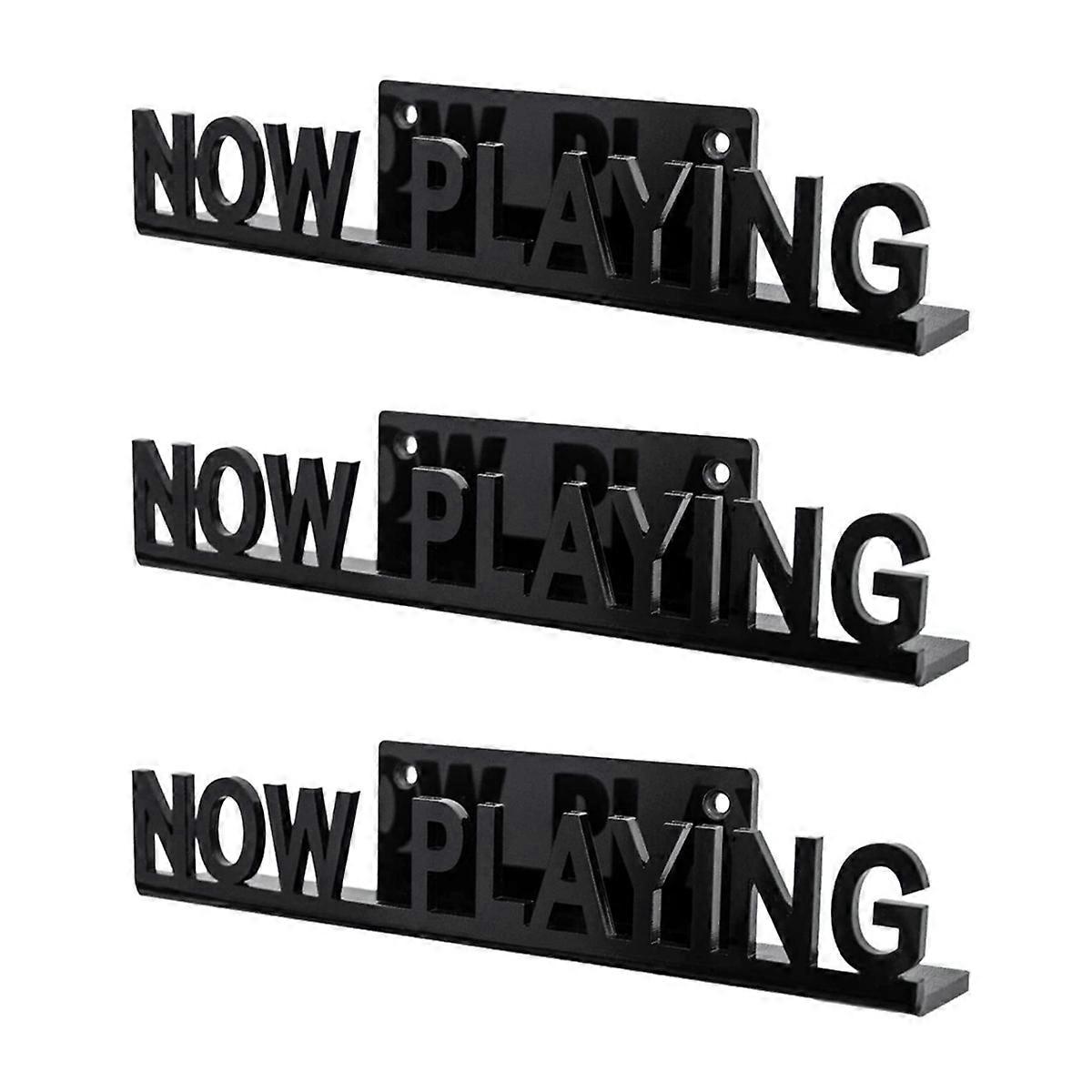 Wall Mount CD Record Display Stand Black