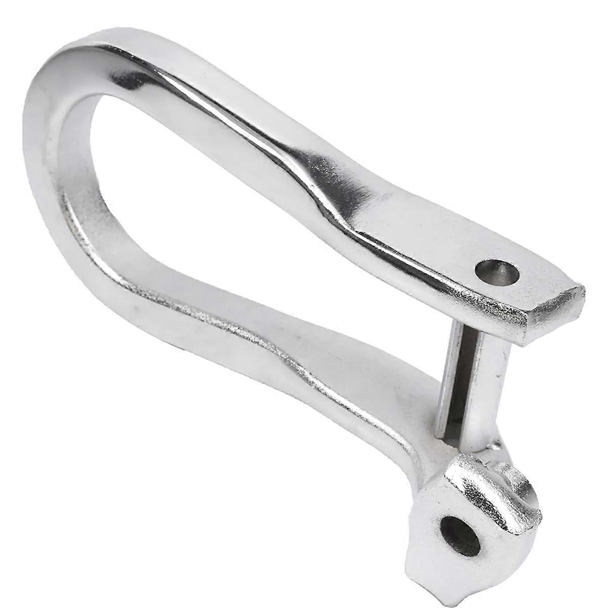 For 2015-2019 Front Bumper Towing Hooks Silver