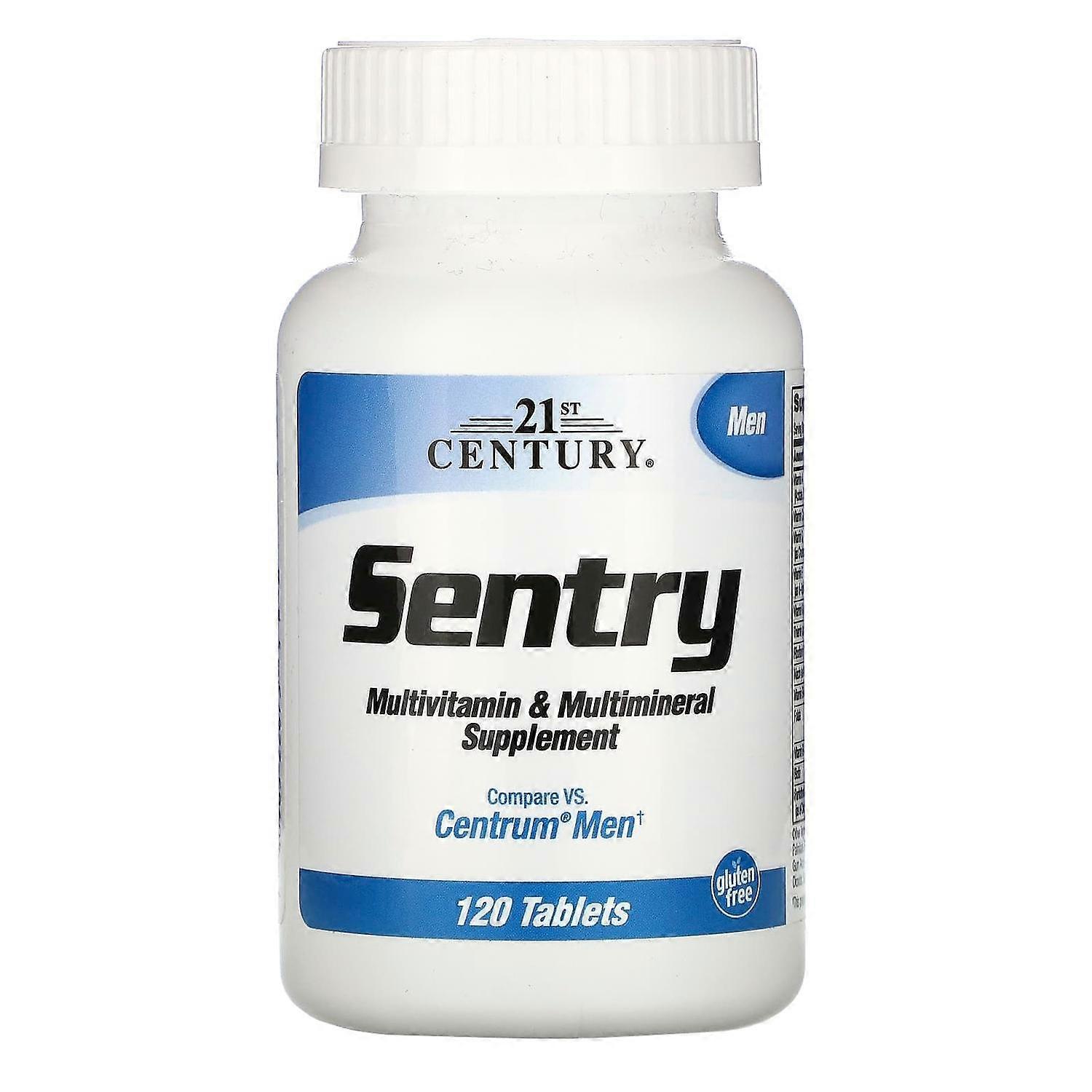 21st Century, Sentry Men, Multivitamin & Multimineral Supplement, 120 Tablets