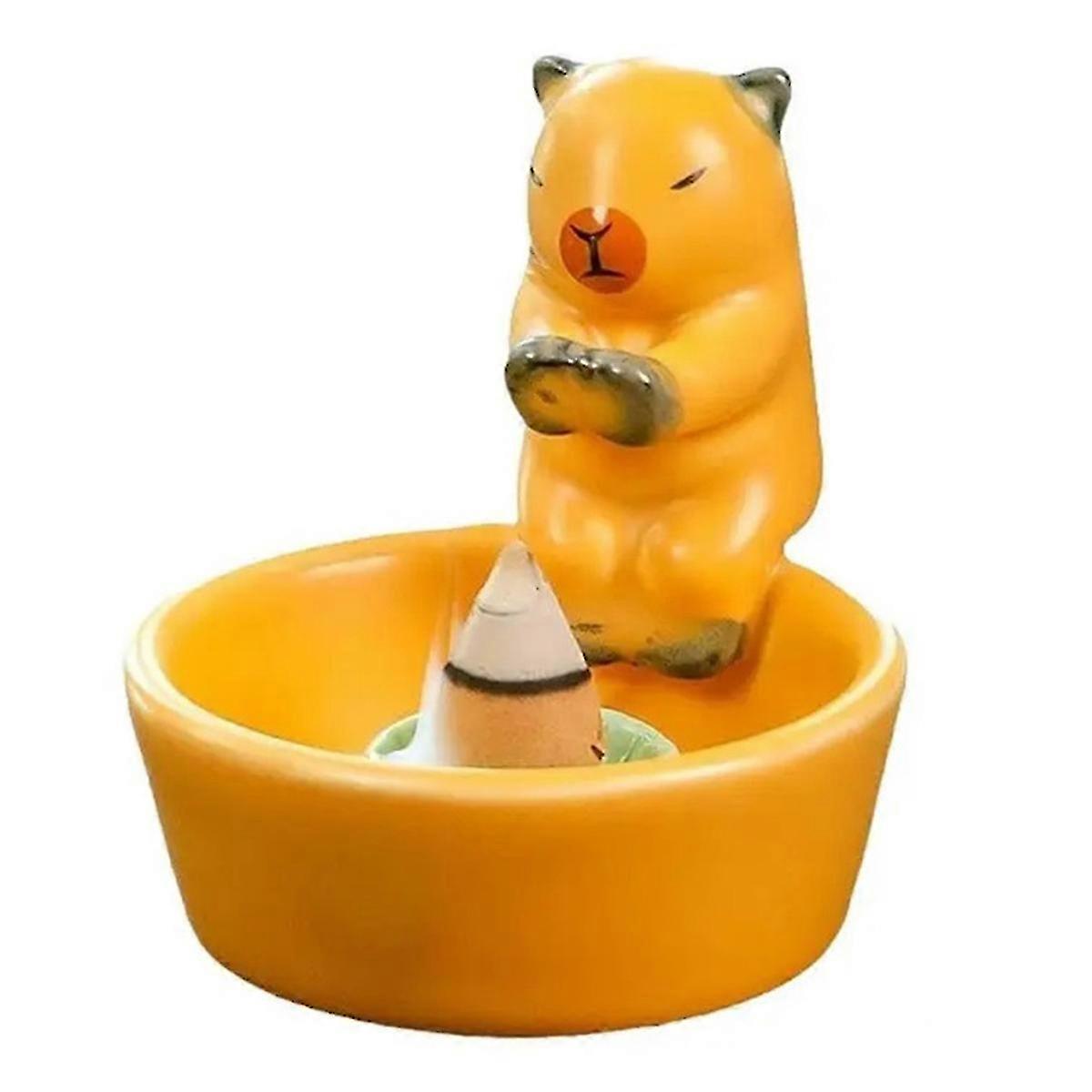 Capybara Candle Holder Cone Incense Burner Incense Tray