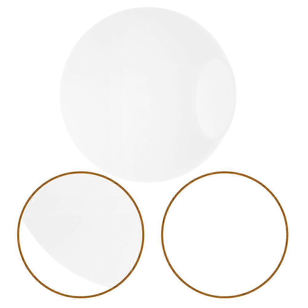 White Glass Shade for Ceiling Light 5Pcs Replacement