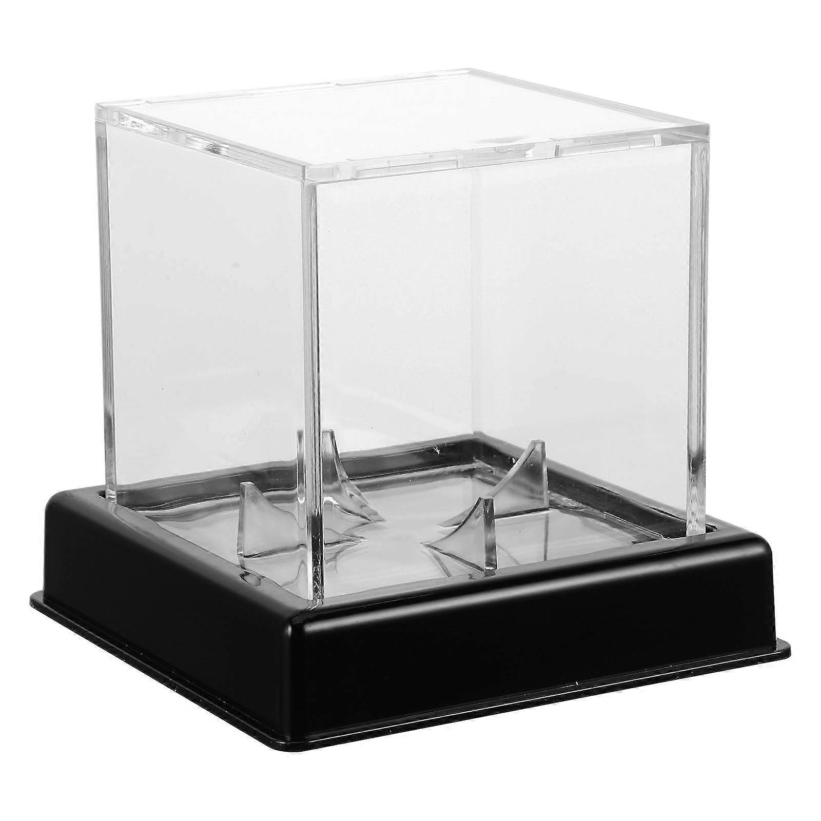 Household Baseball Holder Acrylic Baseball Display Case for Storage Use 2Sets