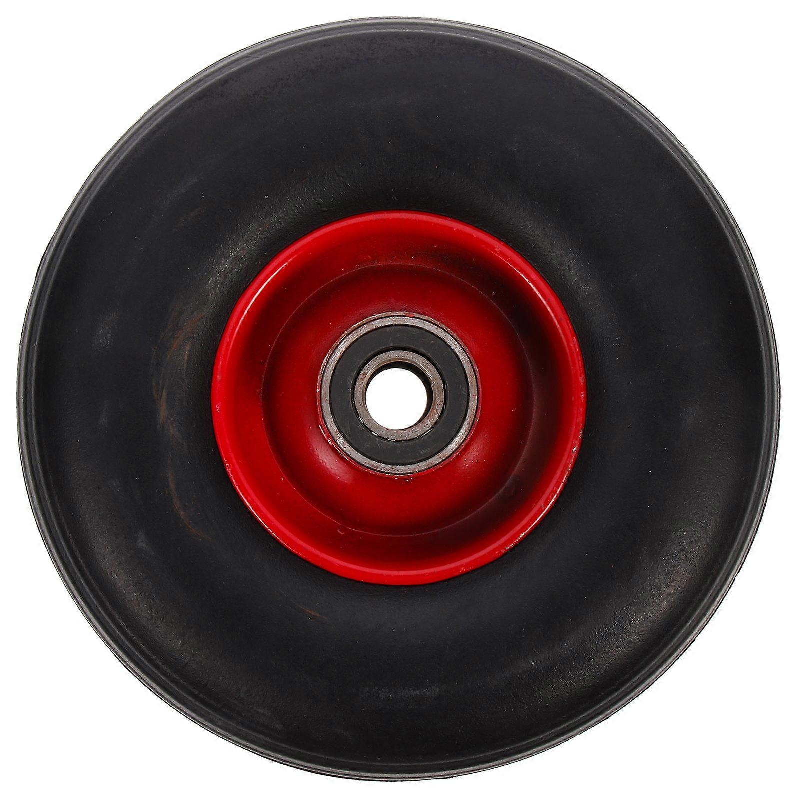 Wheelbarrow Tire Pack with 2Pcs Durable Rubber Replacement Wheels for Garden Utility