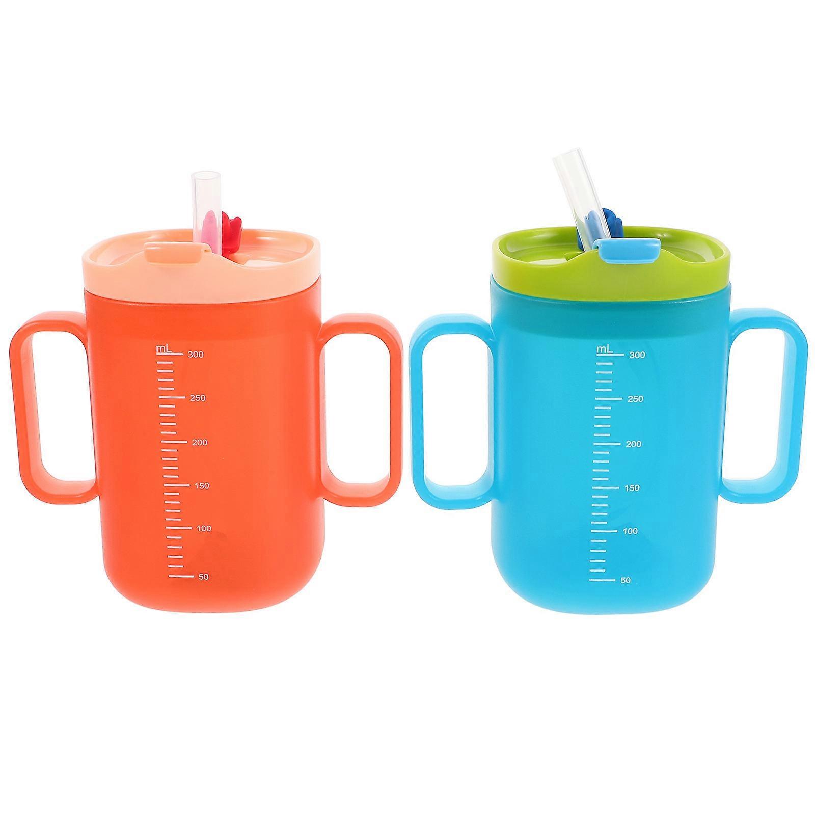 Toddler Training Cup with Straw for Baby 6Pcs Unbreakable Bottles