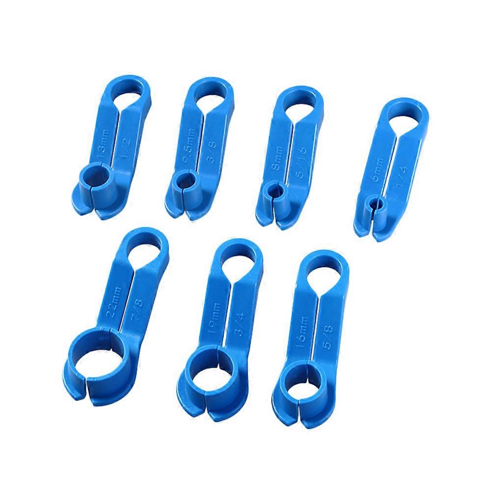 Automotive Fuel Lines Remover 7Pcs Blue Auto Repair Tool Versatile ABS for Car