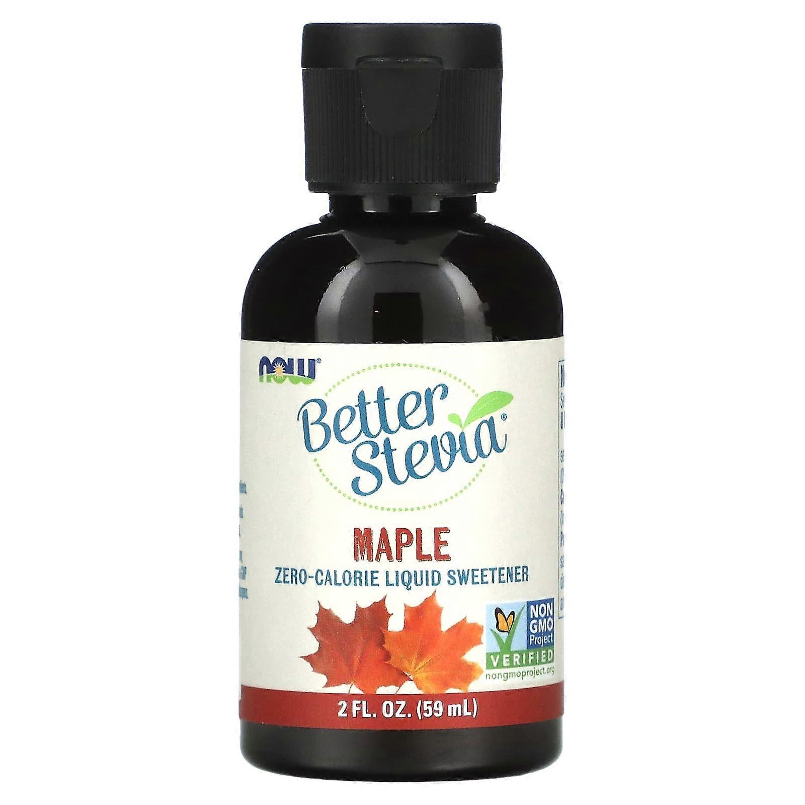 Better Stevia, Zero-Calorie Liquid Sweetener, Maple, 2 fl oz (59 ml)