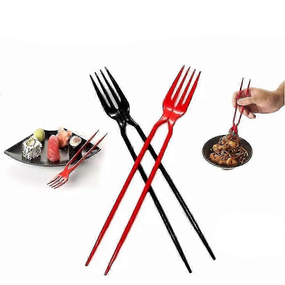 Chork Utensils 24-Pack: Dual-Use Fork and Chopsticks Set for Effortless Dining
