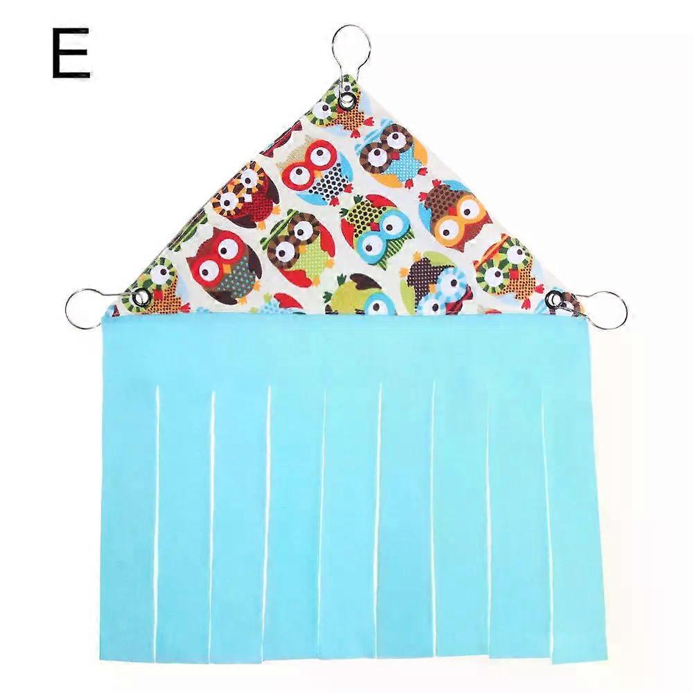 Small Animal Sleeping Bed Pet Tassel Tent Squirrel Hammock Guinea Pig Hideout Hideaway Corner House Hamster Nest