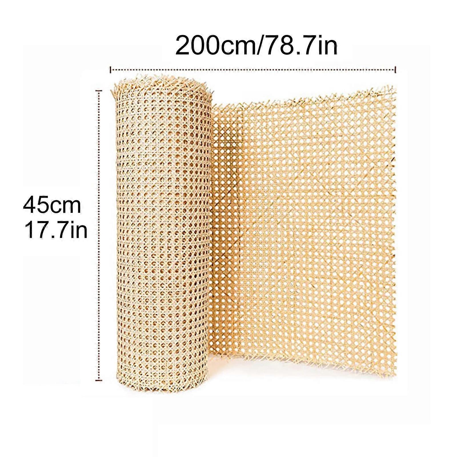 KERISTY Rattan Mesh Roll Sheet Webbing Caning Material for Chairs Kit Multi-size options