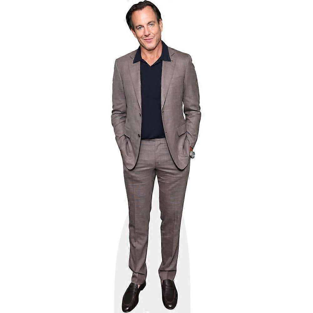 Will Arnett (Grey Suit) Cardboard Cutout (lifesize OR mini size). Standee. Stand Up.