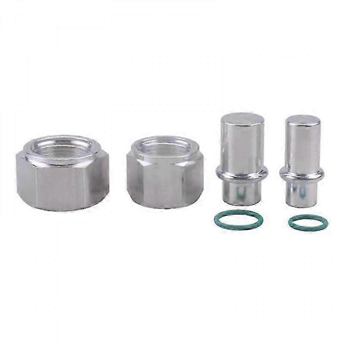 AC block off kit for rear air conditioning system leak repair