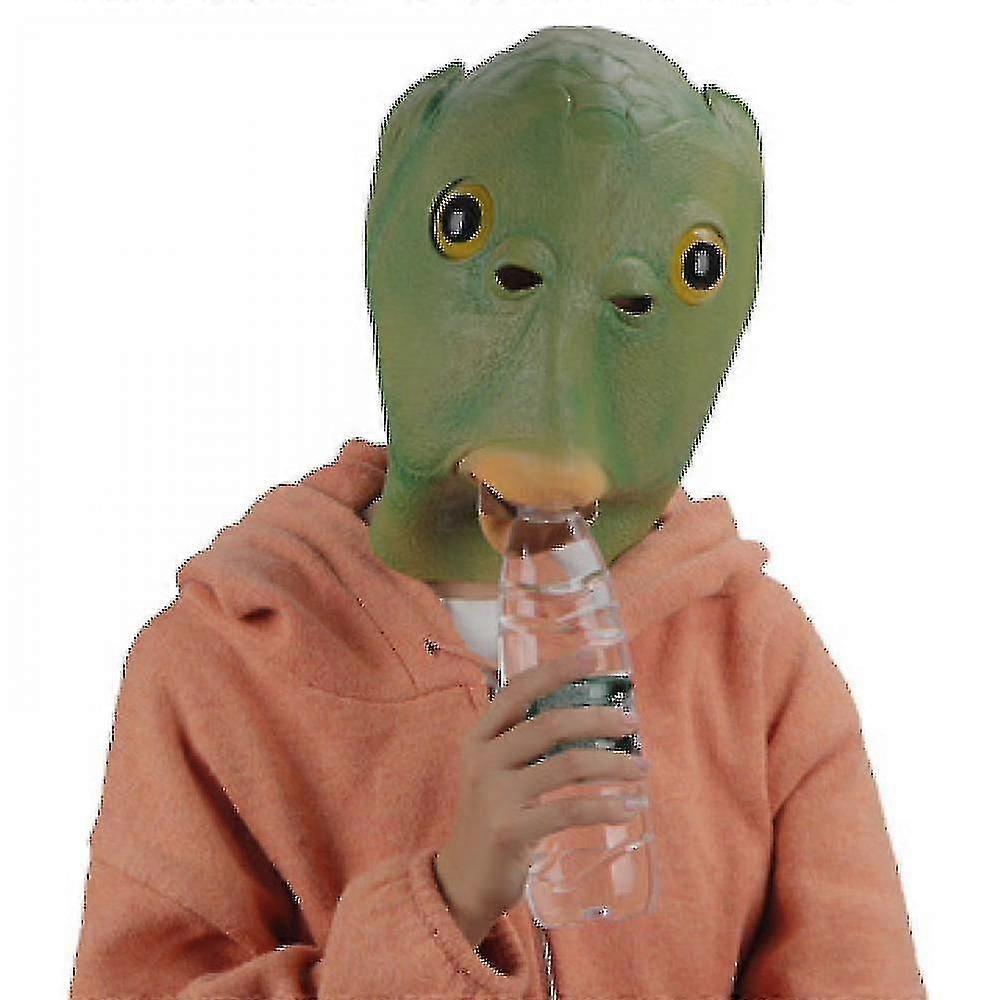 Grüne Fisch Kopf Masken für Erwachsene