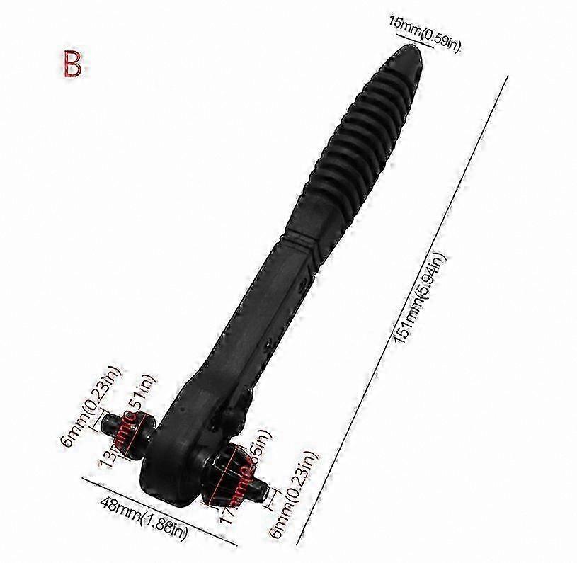 Quick Release Drill Chuck Adapter, 2-in-1 Ratchet Spanner for 1/2" and 5/8" Tools