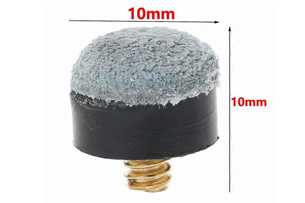 Screw On Pool Cue Tips Replacement Kit Soft Hard Tips for Billiard Snooker