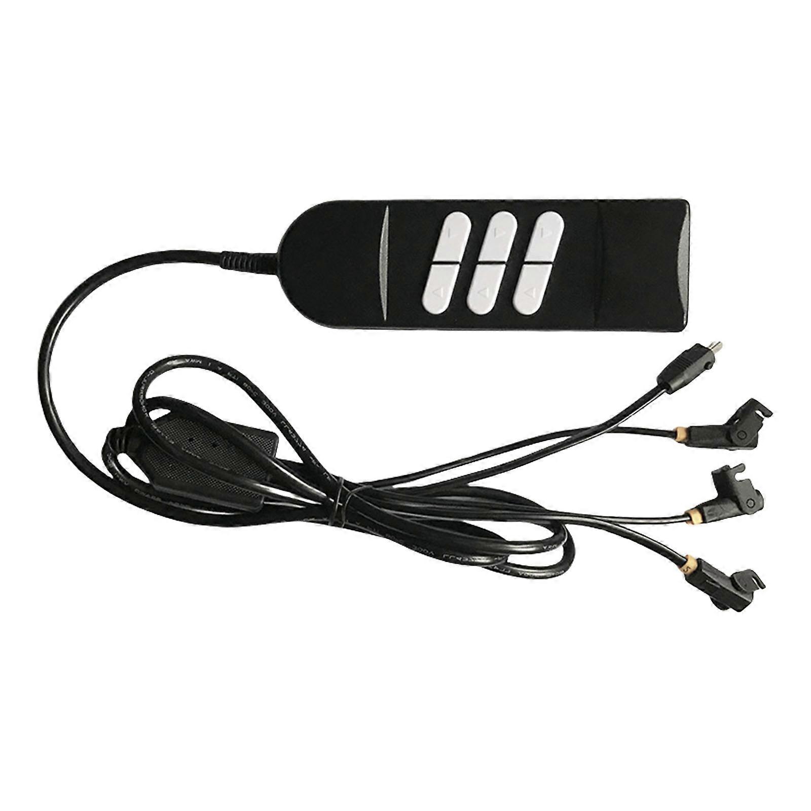 6 Key Electric Lift Hand Controllers Three Control Adjustable Height Angles Motorized Lift Remote ABS for Sofa Recliner Multicolor