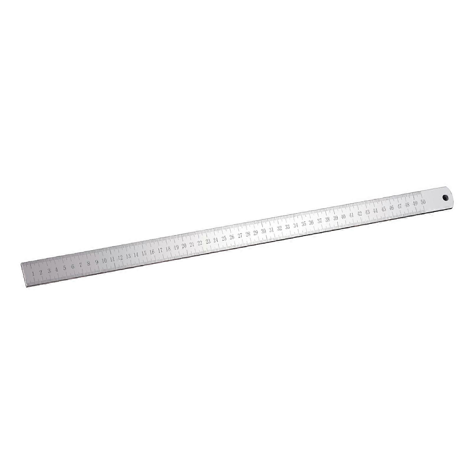 Heavy Duty Stainless Steel Ruler with Clear Measurements Easy to Read for Accurate Drafting Drawing Measuring Profession Multicolor