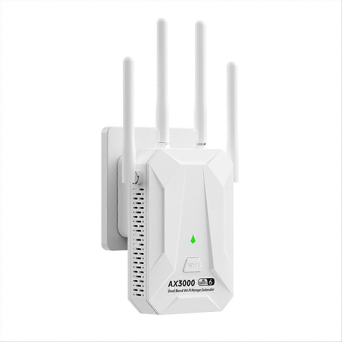 WiFi6 3000Mbps Wireless Repeater Dual Band 2.4Ghz 5GHz WiFi Extender WiFi 6 Amplifier Signal Expans
