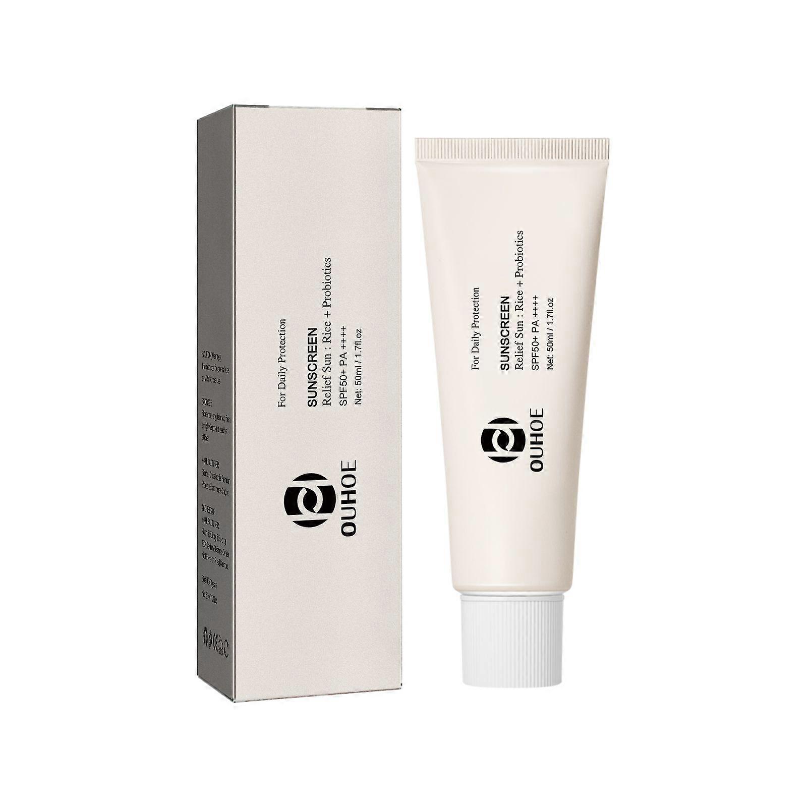 Rice Probiotic Protective Cream - Refreshing, Uv-Protective, And Moisturizing Facial Protective Cream