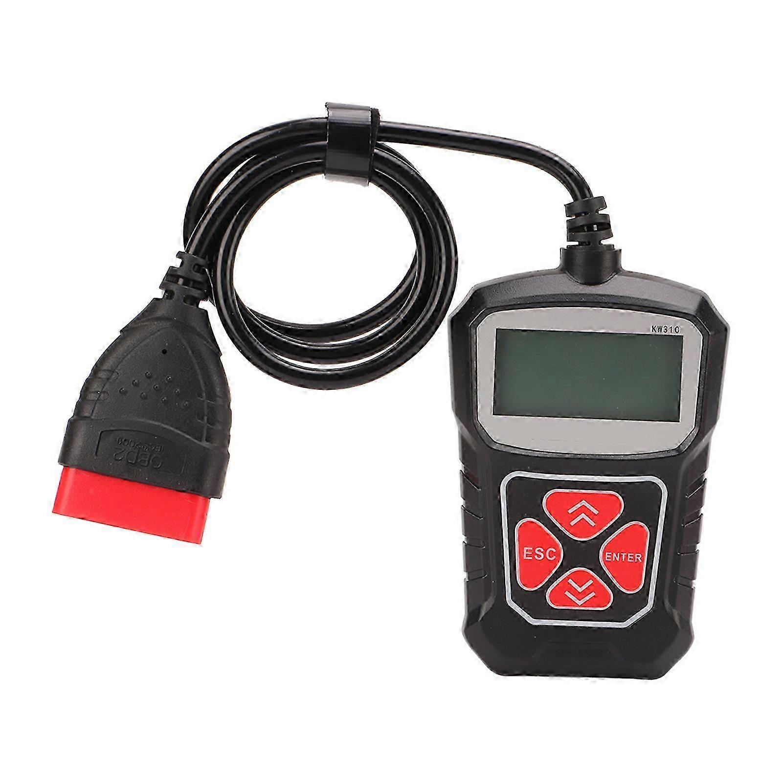 OBD2 Scanner Engine Fault Code Reader Multifunction Diagnostic Scan Tool for Cars SUVs Light Trucks Black E2U911