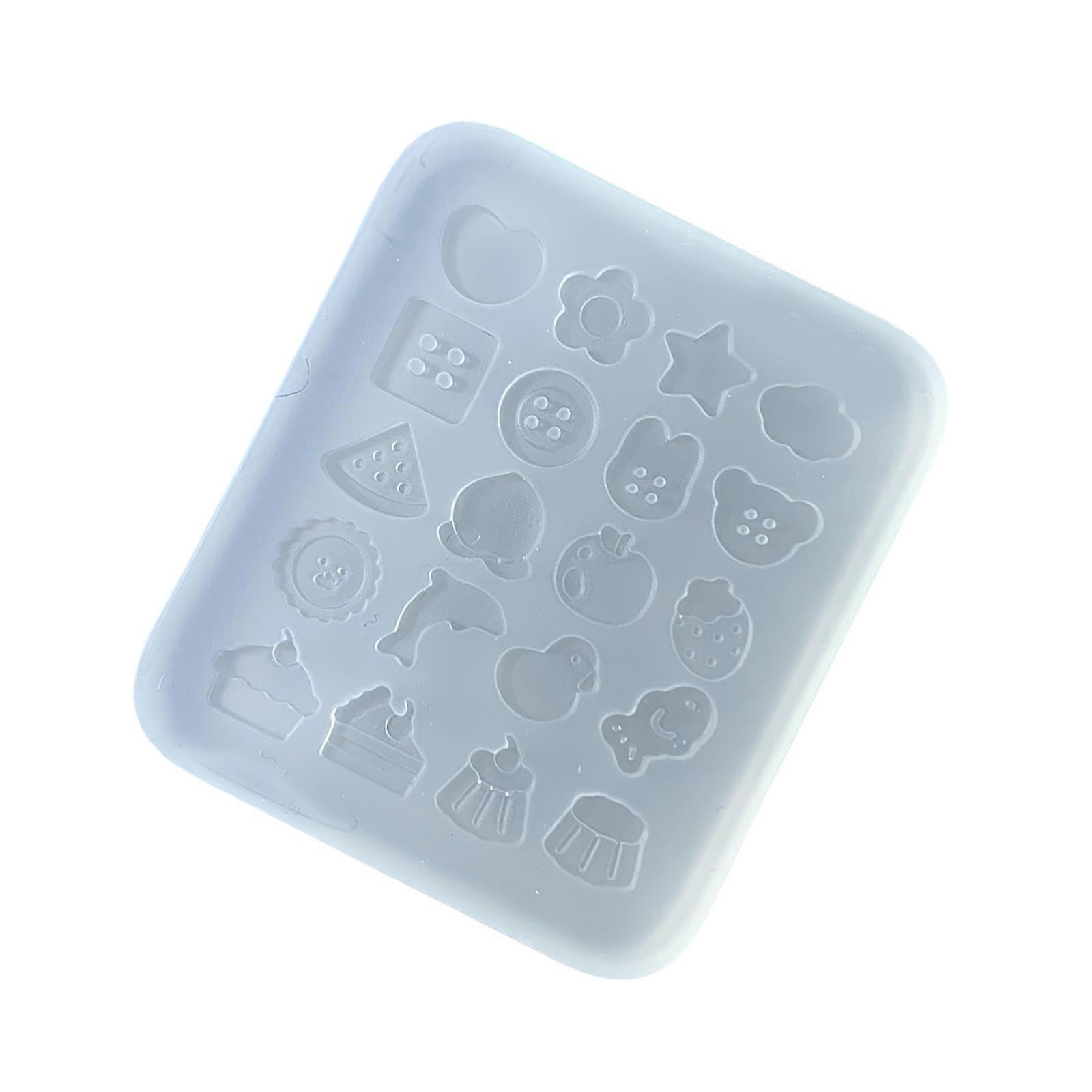 Creative Own Fashionable Button Shaped with Flexible Sturdy Silicone Mould Suitable for Multiple Designs Daily Use  S