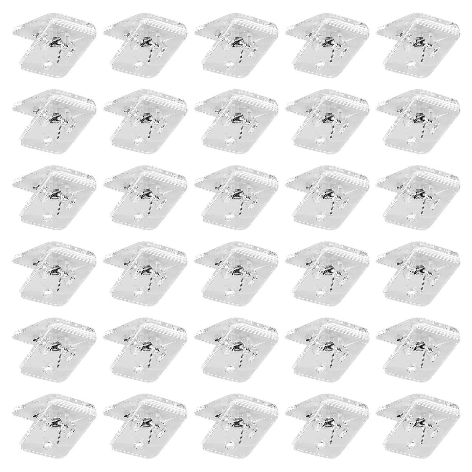 Decorative Acrylic Square Clips Multipurpose Holders Desk Accessories Suitable for Securing Documents Photos Artwork Multicolor