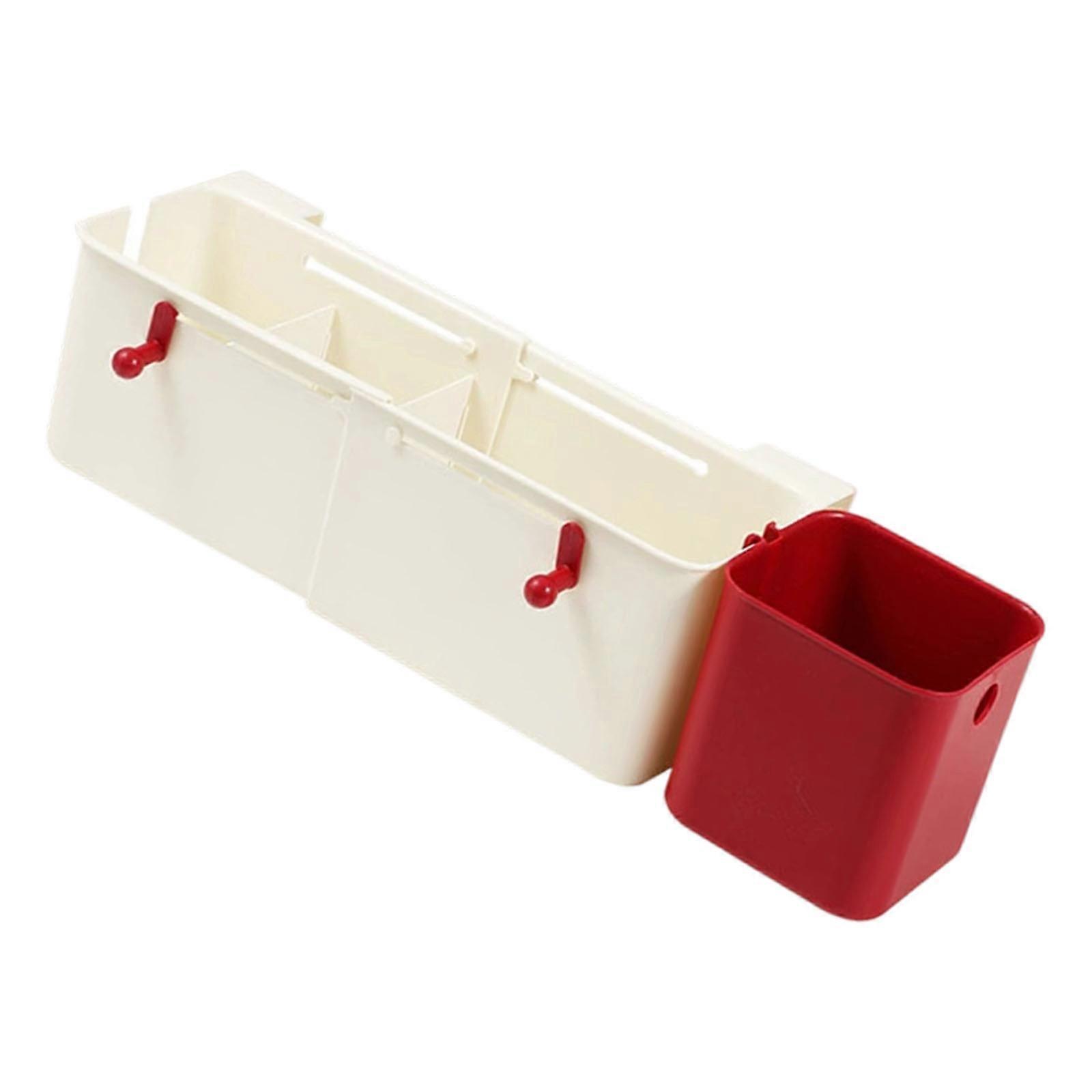 Drillless Bedsides Storage Shelf Expandable Hanging Rack Portable PP Structure for Compact Spaces Multicolor