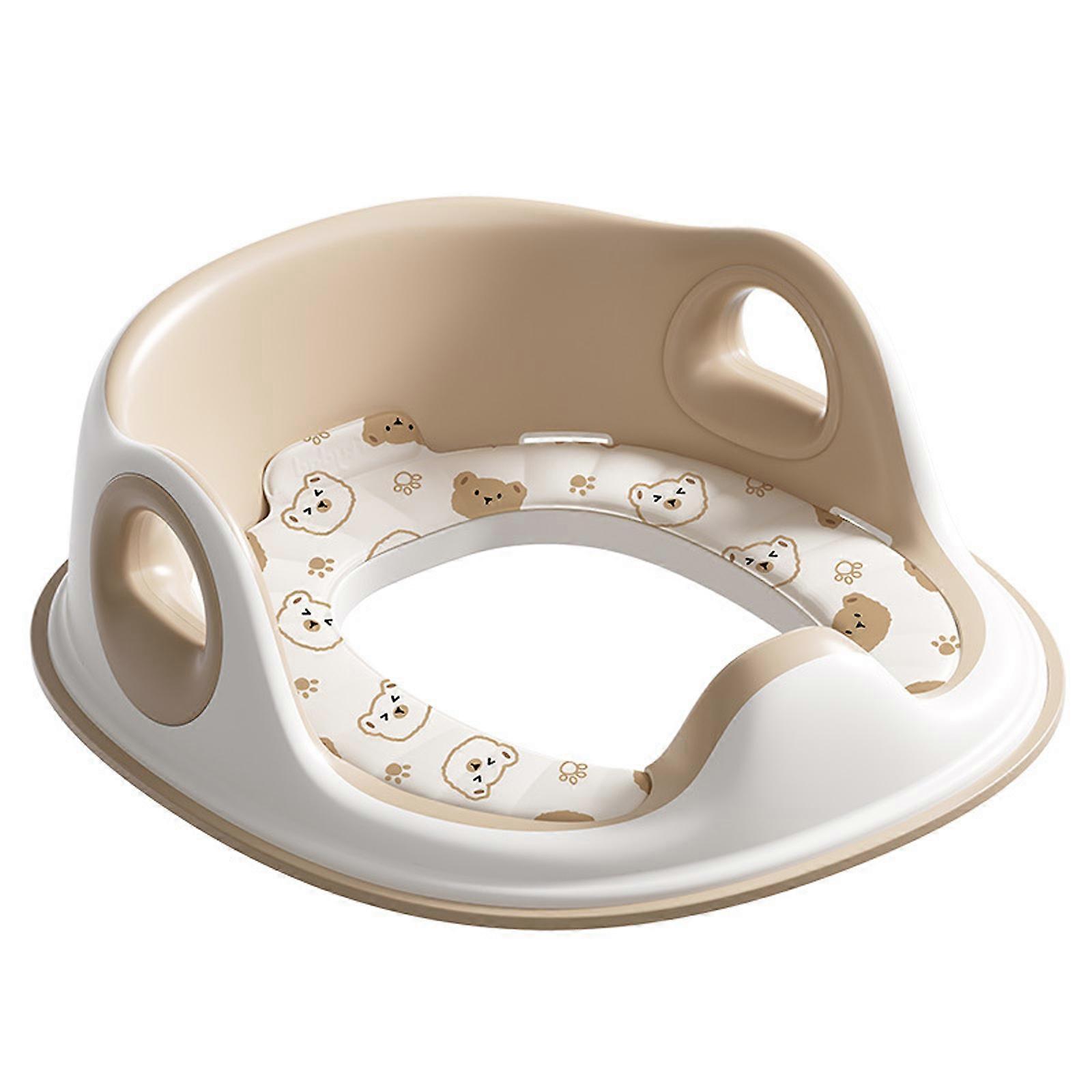 Toddler Toilet Seat Adapter With Colorful Patterns Nonslip Base Universal Fits For Standard Toilets Potty Training Essential Multicolor