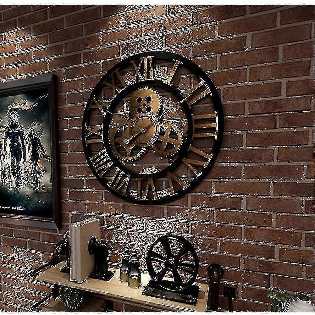 Creative Wall Clock with Retro Style - Home Decoration Essential