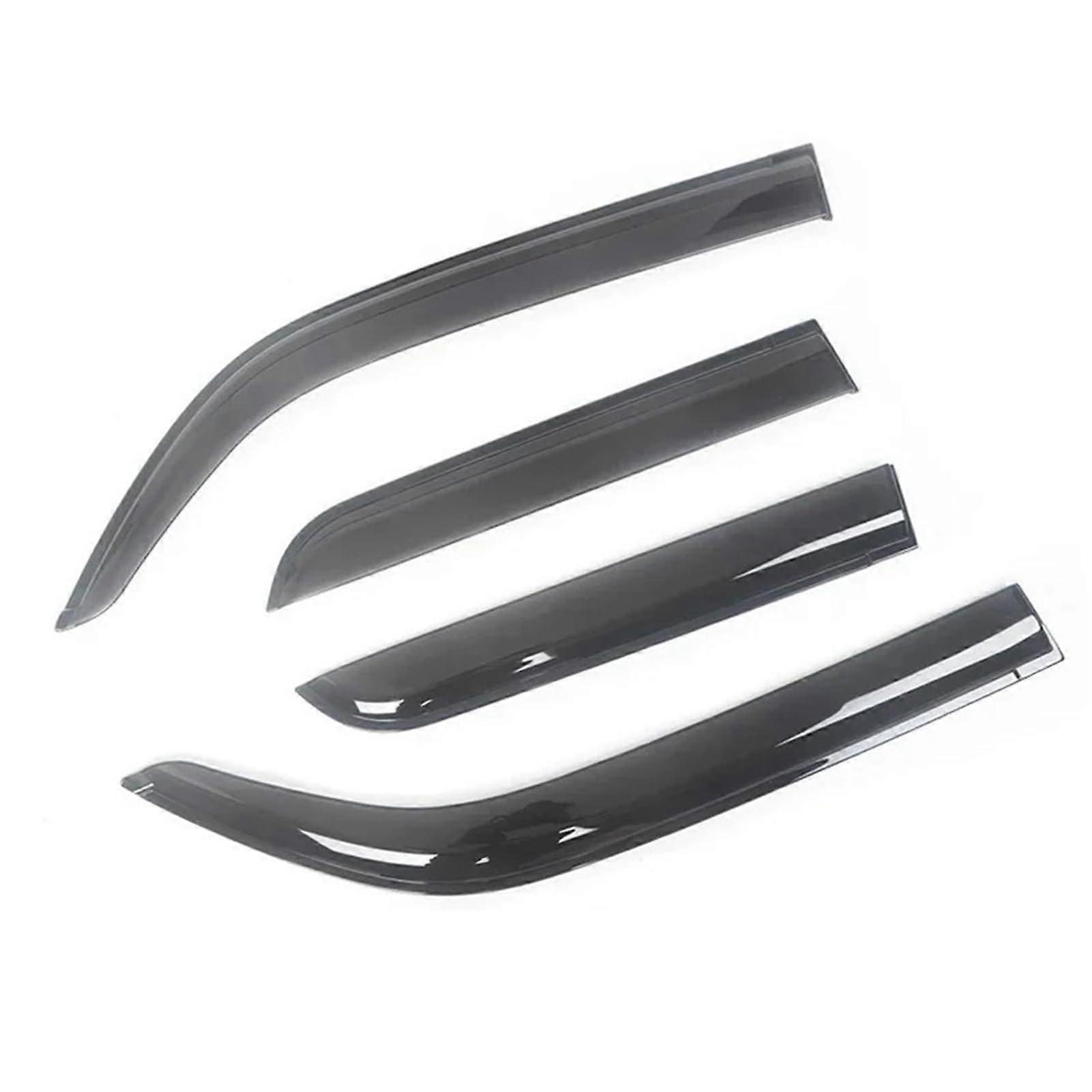 Window Visor Rain Guard Wind Deflectors Black for T270 Sedan 20092019