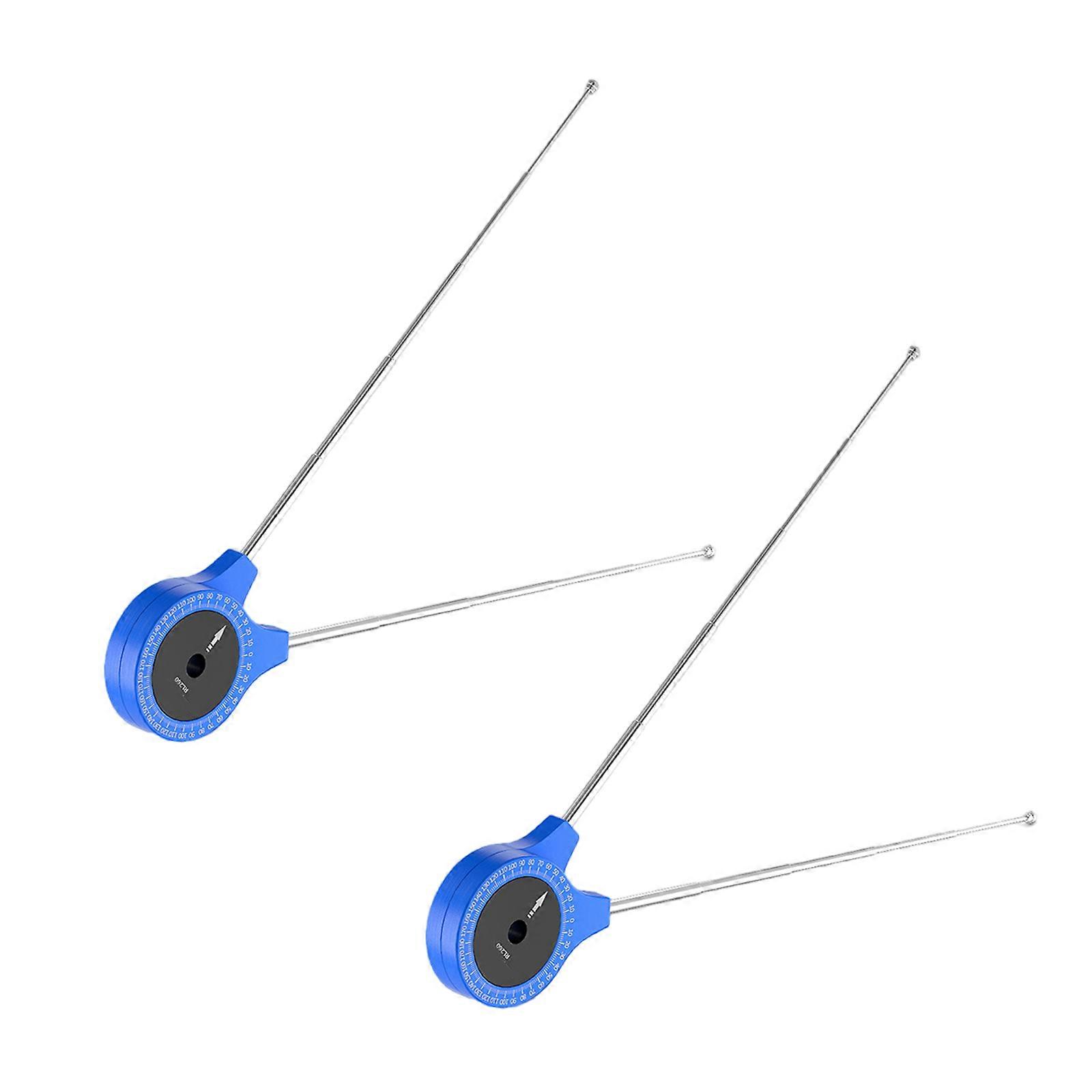 2Pcs Cycling Postures Angles Finder Knee Joint Gauge Bicycles Joint Protractor Knee Joint Angles Measuring Tool Enduring Multicolor