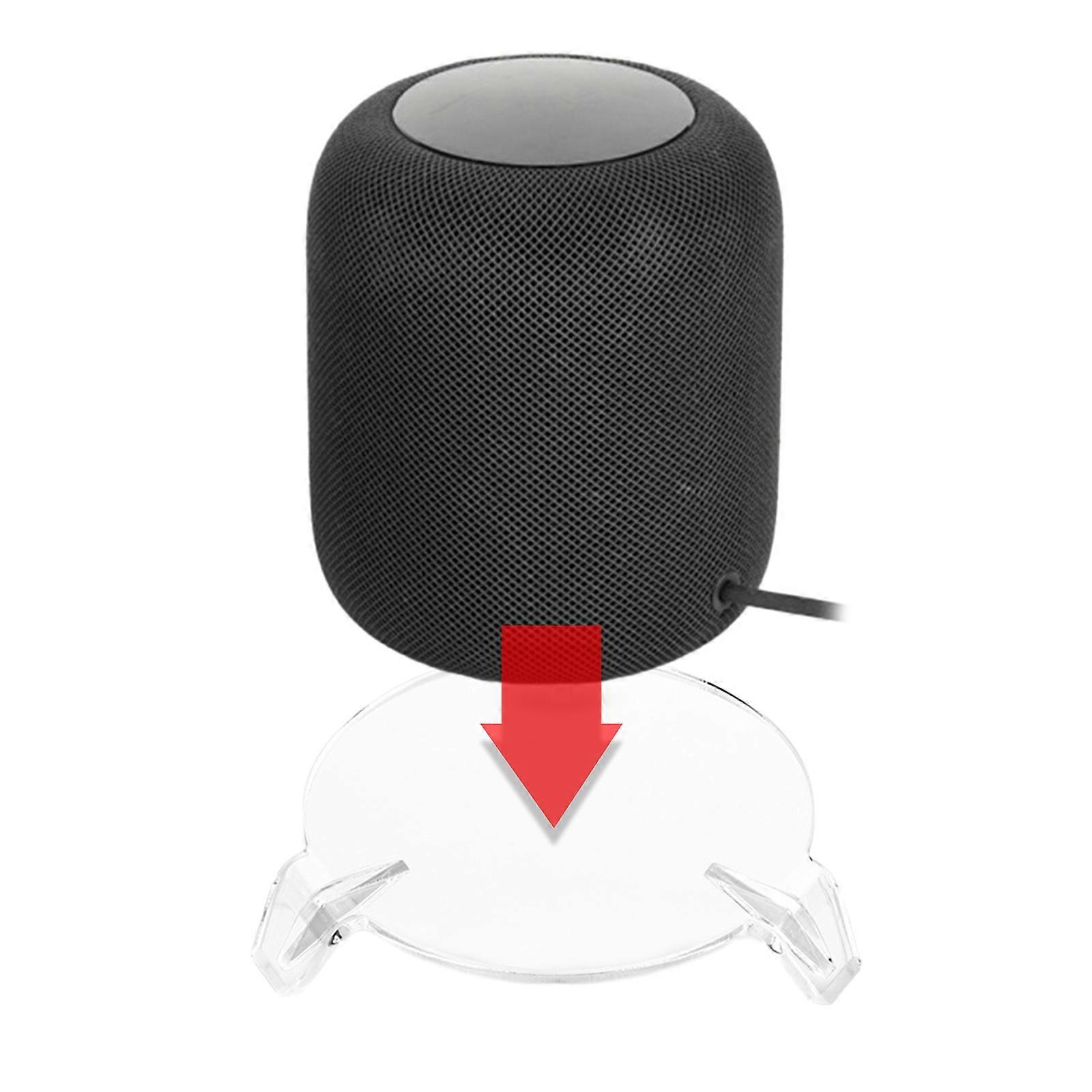 Solid Acrylic Speaker Stand Desktop Bracket Speaker Holder Environmentally Friendly Rack Upgrades Music Enjoyment  transparent