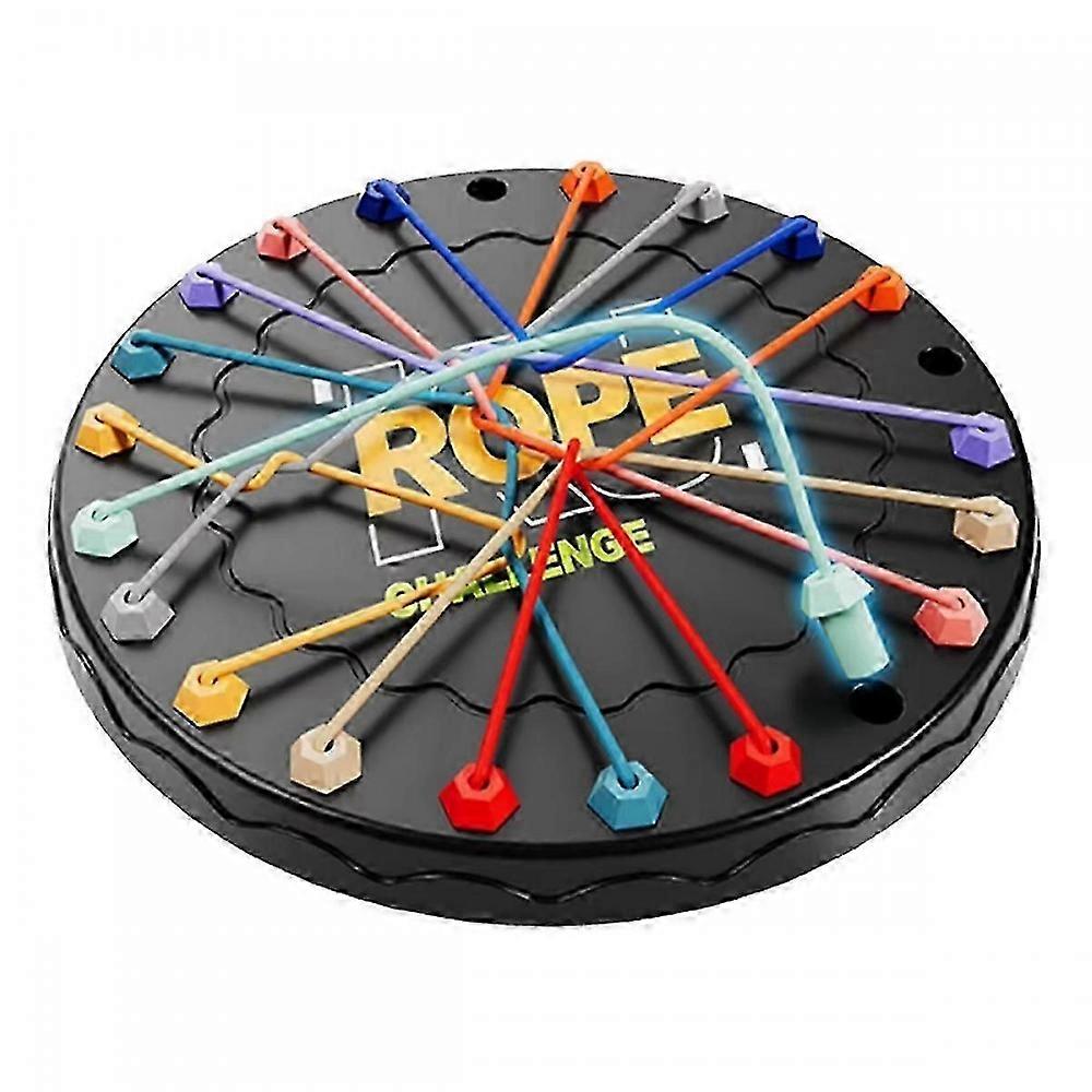 Knots Rope Untangling Game Twisted Rope Puzzle Game Interactive Brain Teaser Fine Motor Skills Toy for Intelligence