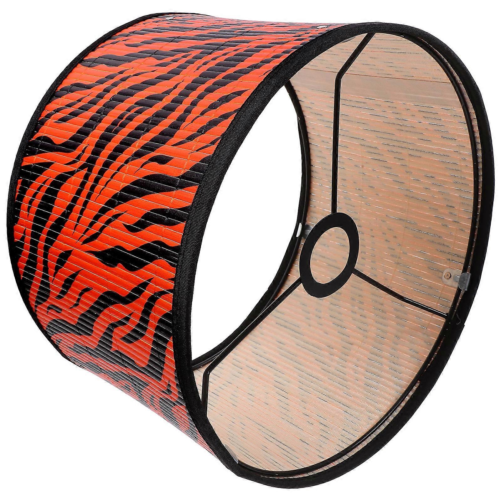 Replacement Table Lamp Shade Bamboo Patterned Desk Lamp Shade Multi Color Eye Protection 1Set