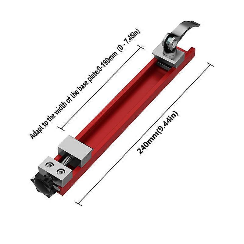 1Pc Circular Saw Guide Rail, Precision Adjustable Cutting Machine Base Guide for Woodworking Precision Cutting and Milling Tasks