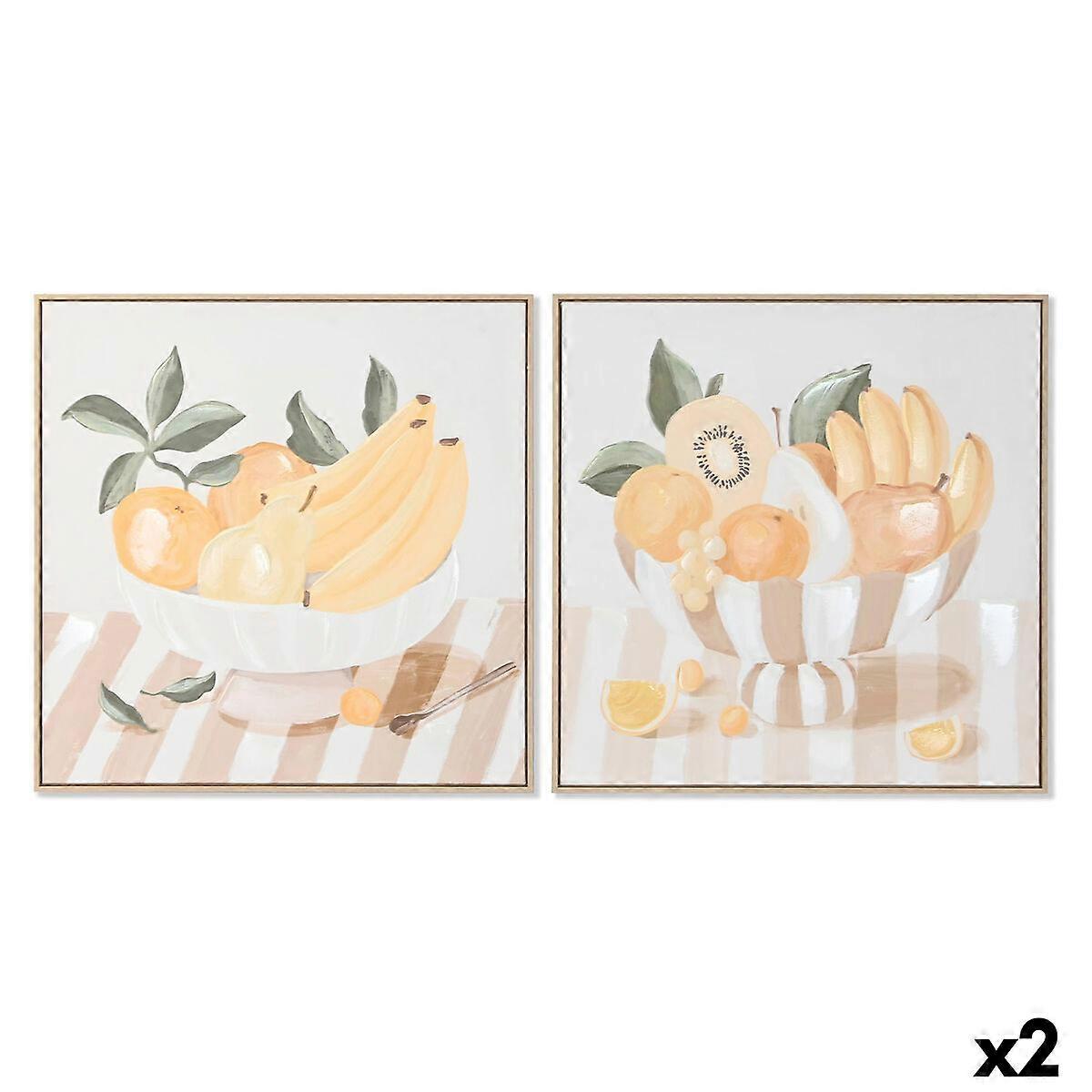 Canvas Home ESPRIT polystyrene Canvas 80 x 4 x 80 cm