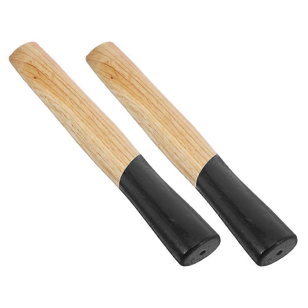 Hammer Handle Wooden Handle Replacement for Hammer 2Pcs Wood