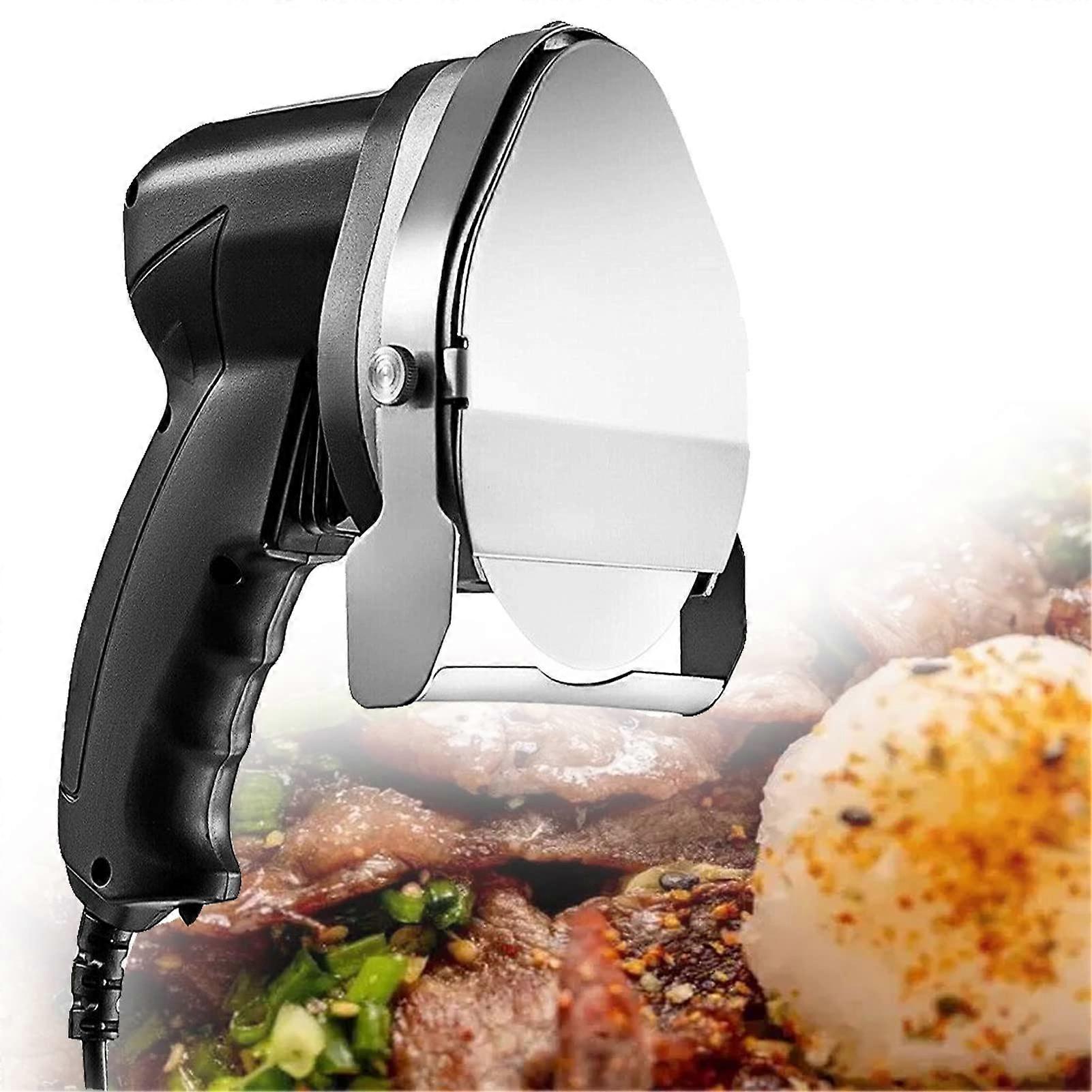 Electric Kebab Slicer with Cordless Dual Battery, Commercial Meat Cutter for Precise Gyro Slicing