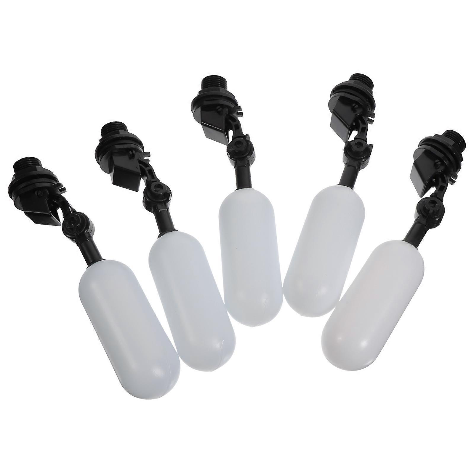 5PCS 1/2 polegadas Mini Auto Refill Water Floating Ball para umidificador Aquarium Ice Machine (branco)