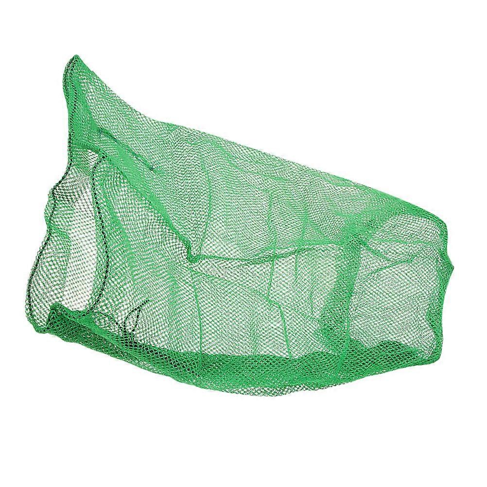 Green Foldable Fishing Net Bag for Fish Keeping with Durable Nylon Material
