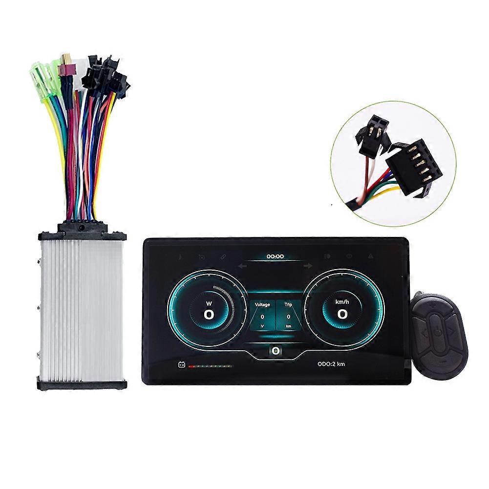 H8 Electric Bicycle Lcd Display+Controller Screen Projection Navigation Digital Stopwatch Speedometer Ebike Meter B