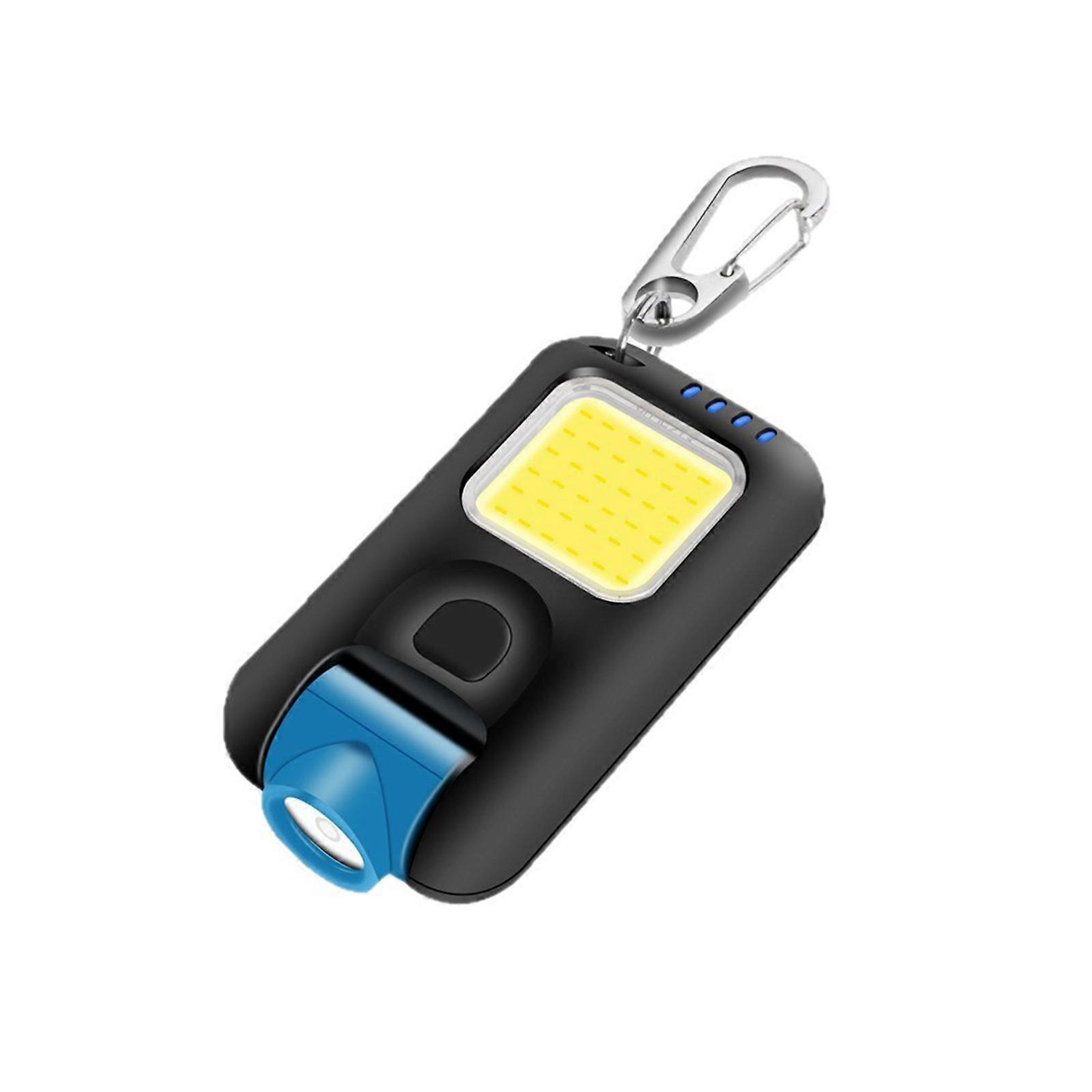 Powerful LED Flashlights Outdoor Flashlight Portable Flashlight with Keychain Working Light for Various Application Multicolor